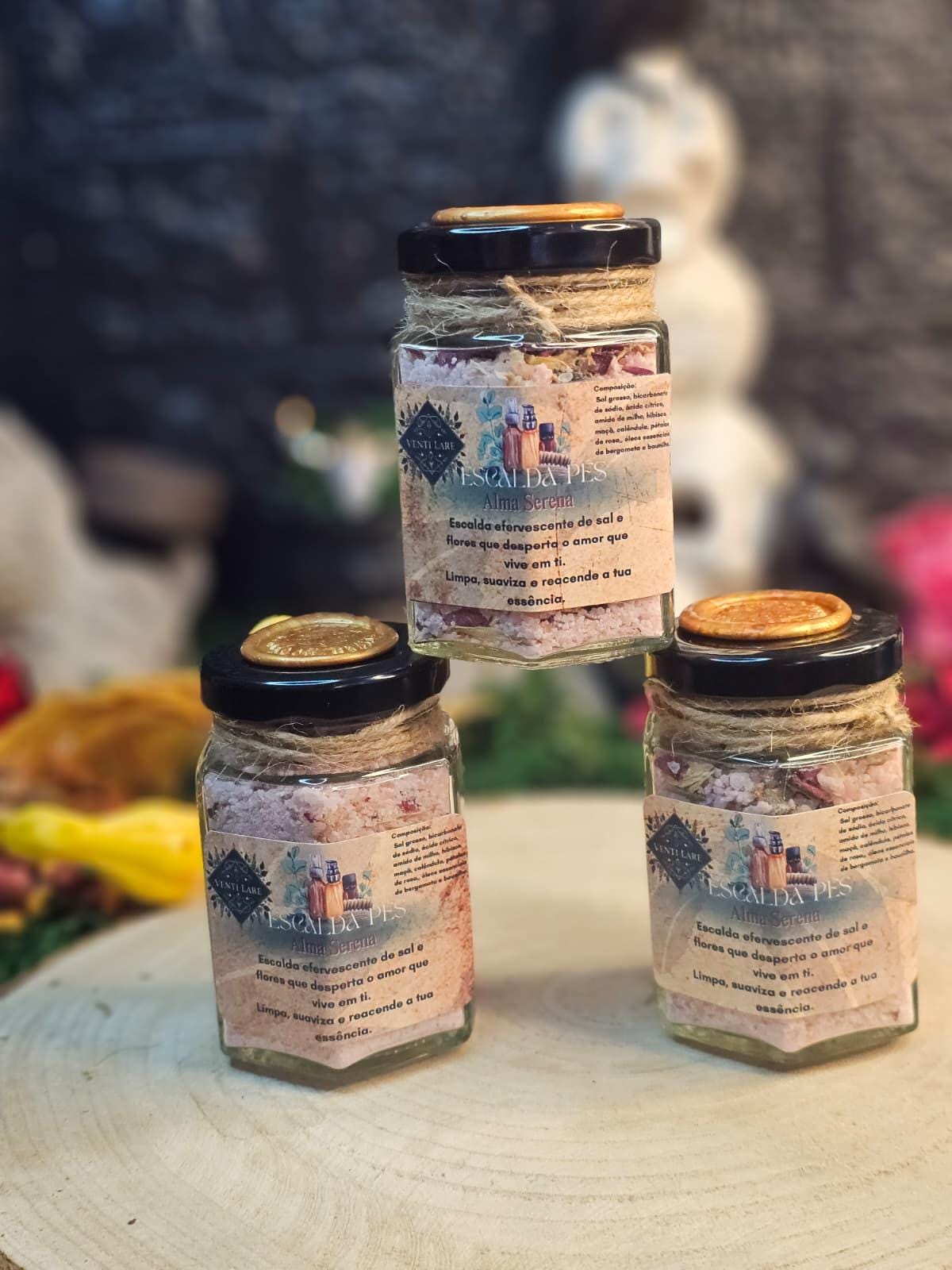 Alma Serena – Sais Efervescentes para Pés | Relaxamento & Equilíbrio Energético