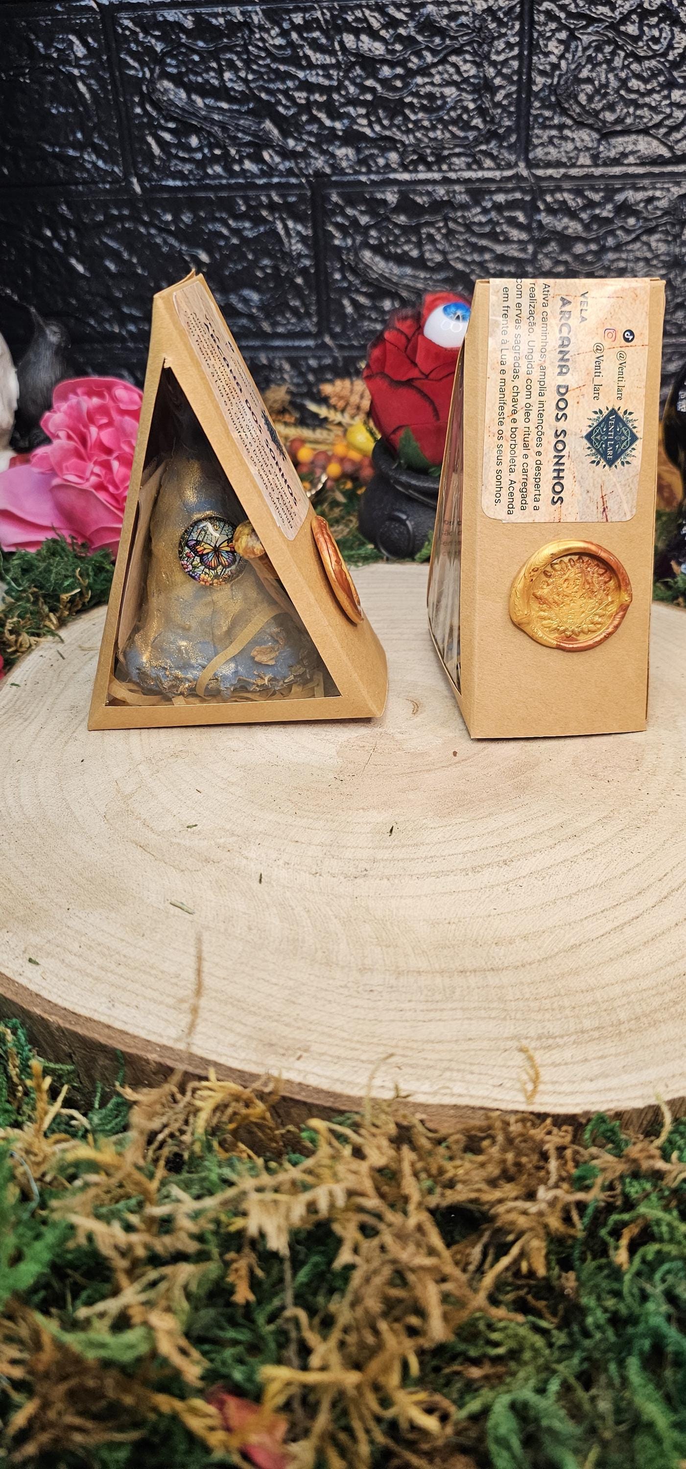 Arcana dos Sonhos – Vela Ritual de Manifestação | Abertura de Caminhos, Transformação, Realização