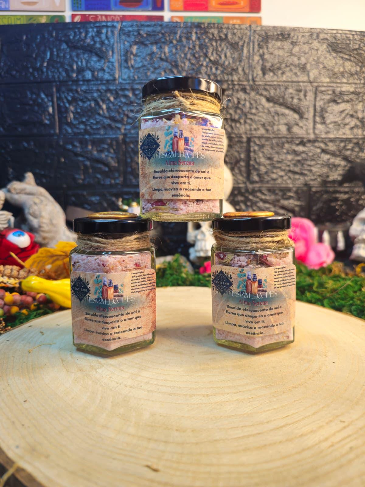 Alma Serena – Sais Efervescentes para Pés | Relaxamento & Equilíbrio Energético