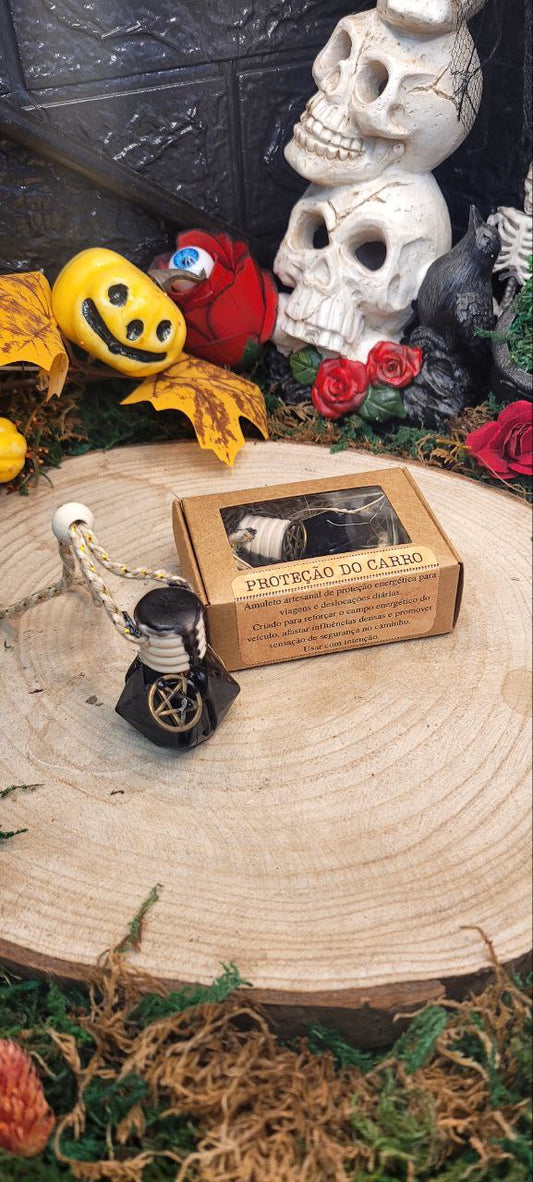 Guardião de Estrada – Spell Jar de Proteção para Carro-feito á mão