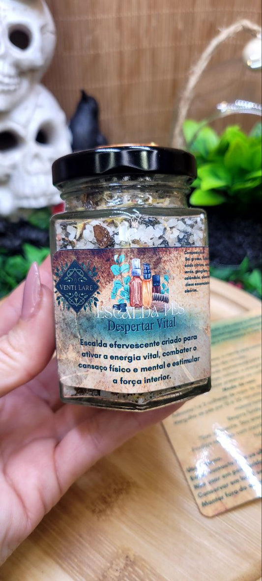 DESPERTAR VITAL – Escalda-Pés Energizante Artesanal
