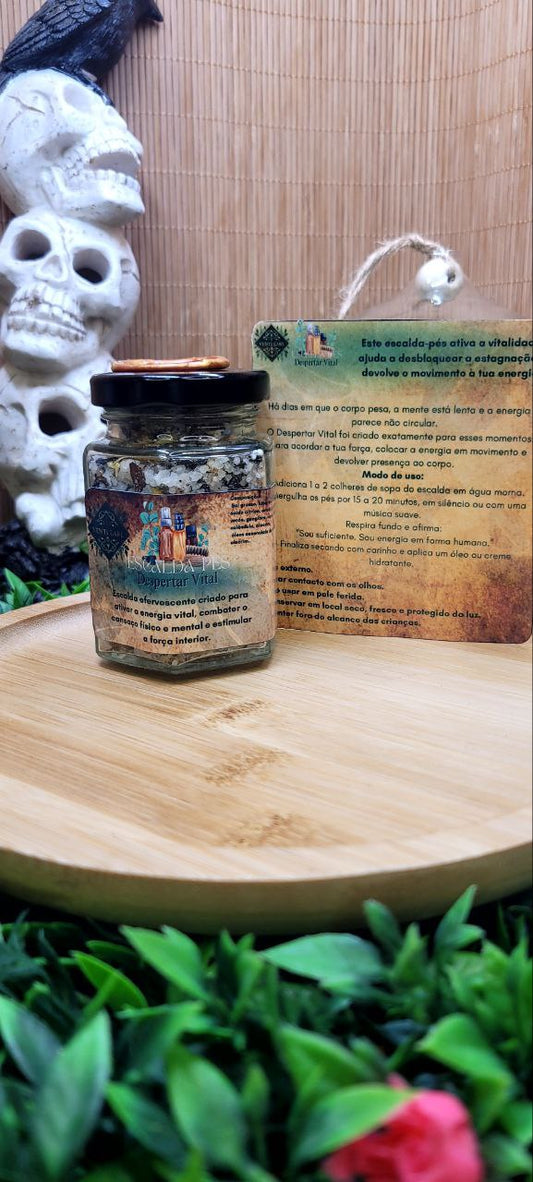 DESPERTAR VITAL – Escalda-Pés Energizante Artesanal
