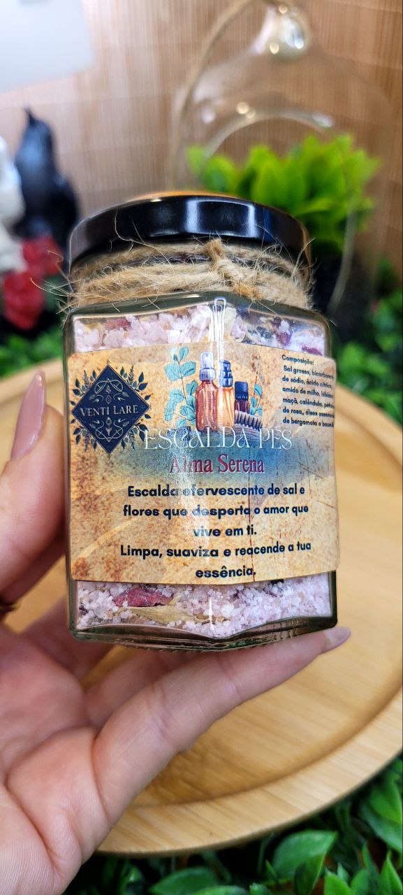 Alma Serena – Sais Efervescentes para Pés | Relaxamento & Equilíbrio Energético