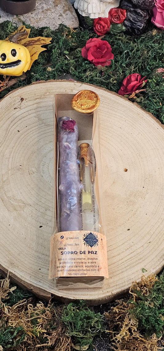 Vela Ritualistica Sopro de Paz
