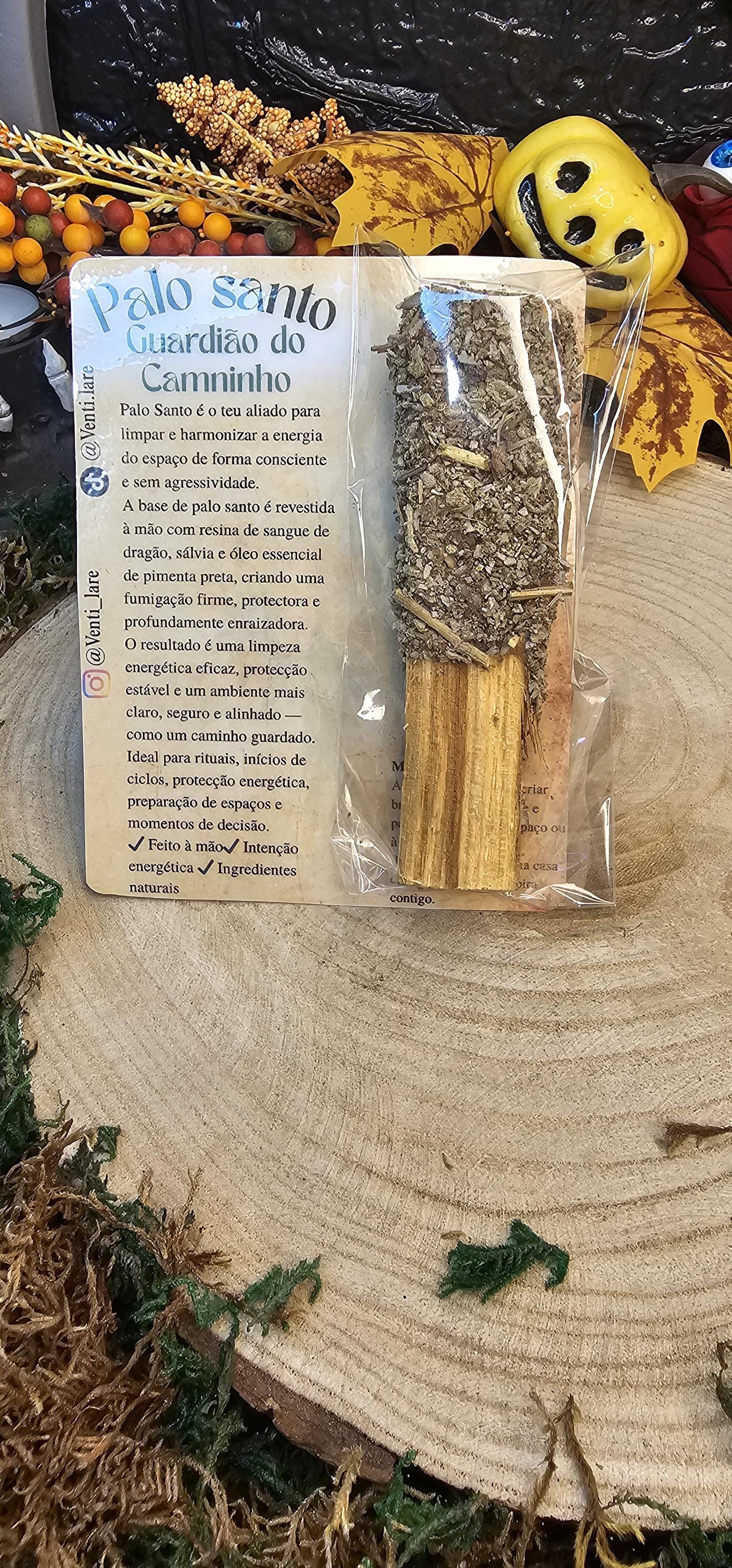 Bastão ritual de Palo Santo | Limpeza e protecção energética-Guardião do Caminho