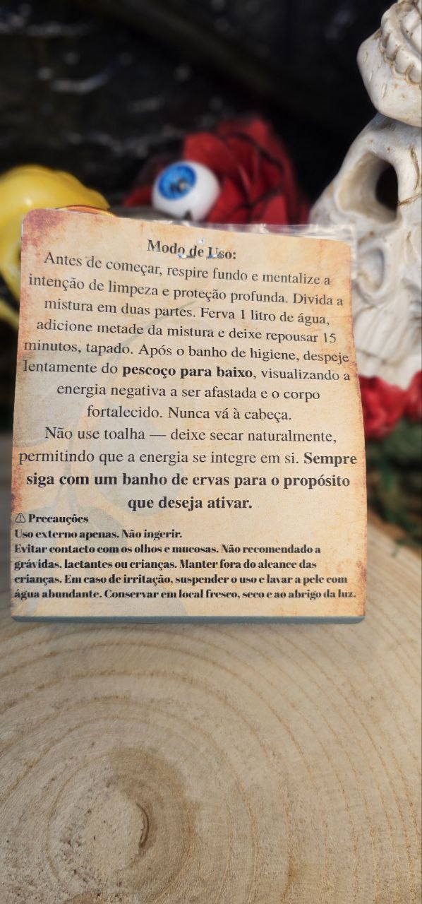 Descarrego Supremo – Banho Ritualístico de Limpeza Energética Profunda e Proteção