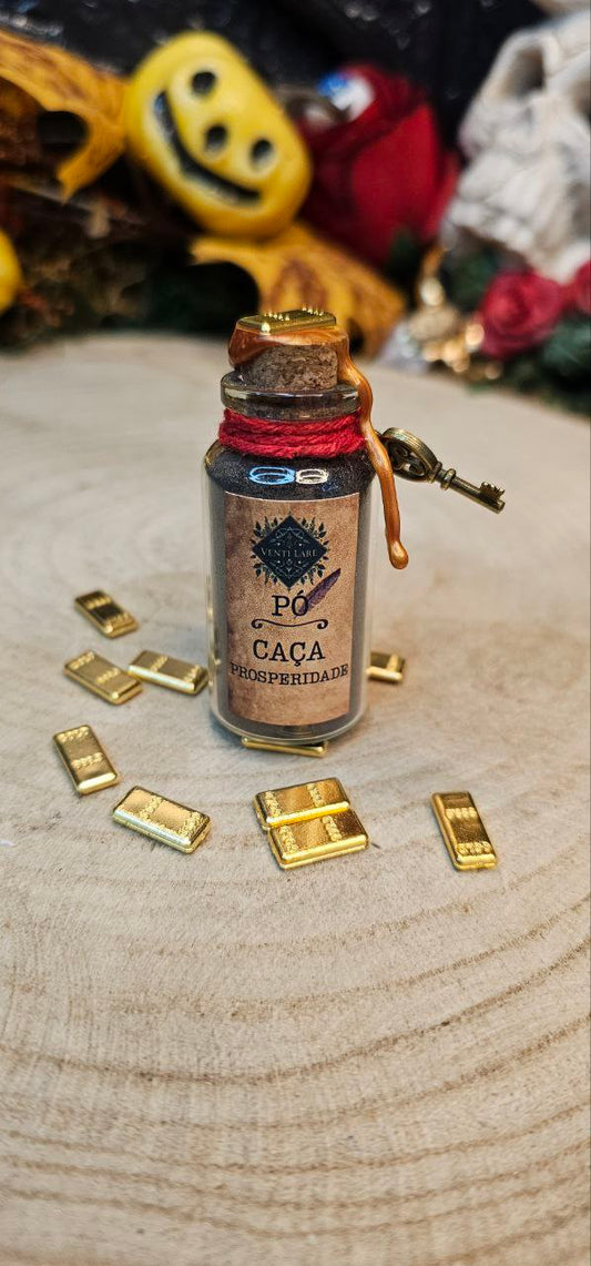 Caça Prosperidade – Pó Ritual para Atrair Dinheiro, Clientes e Oportunidades