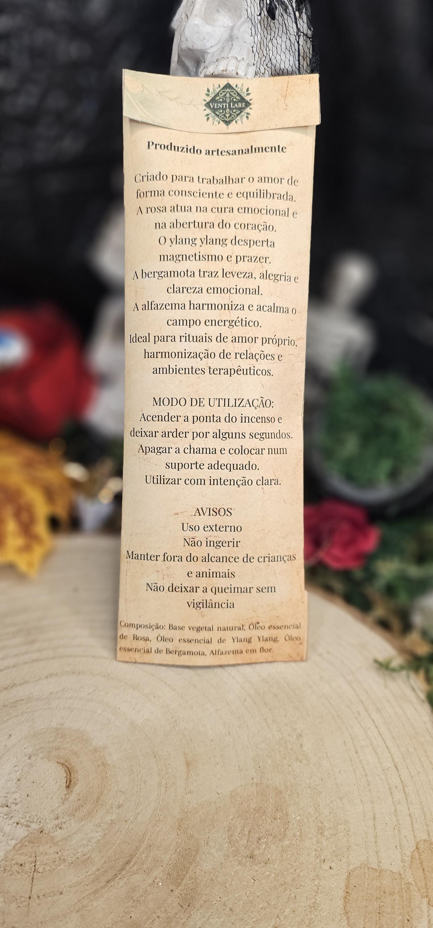 Incenso Ritual de Alfazema Artesanal | Harmonização Emocional | Calma & Equilíbrio