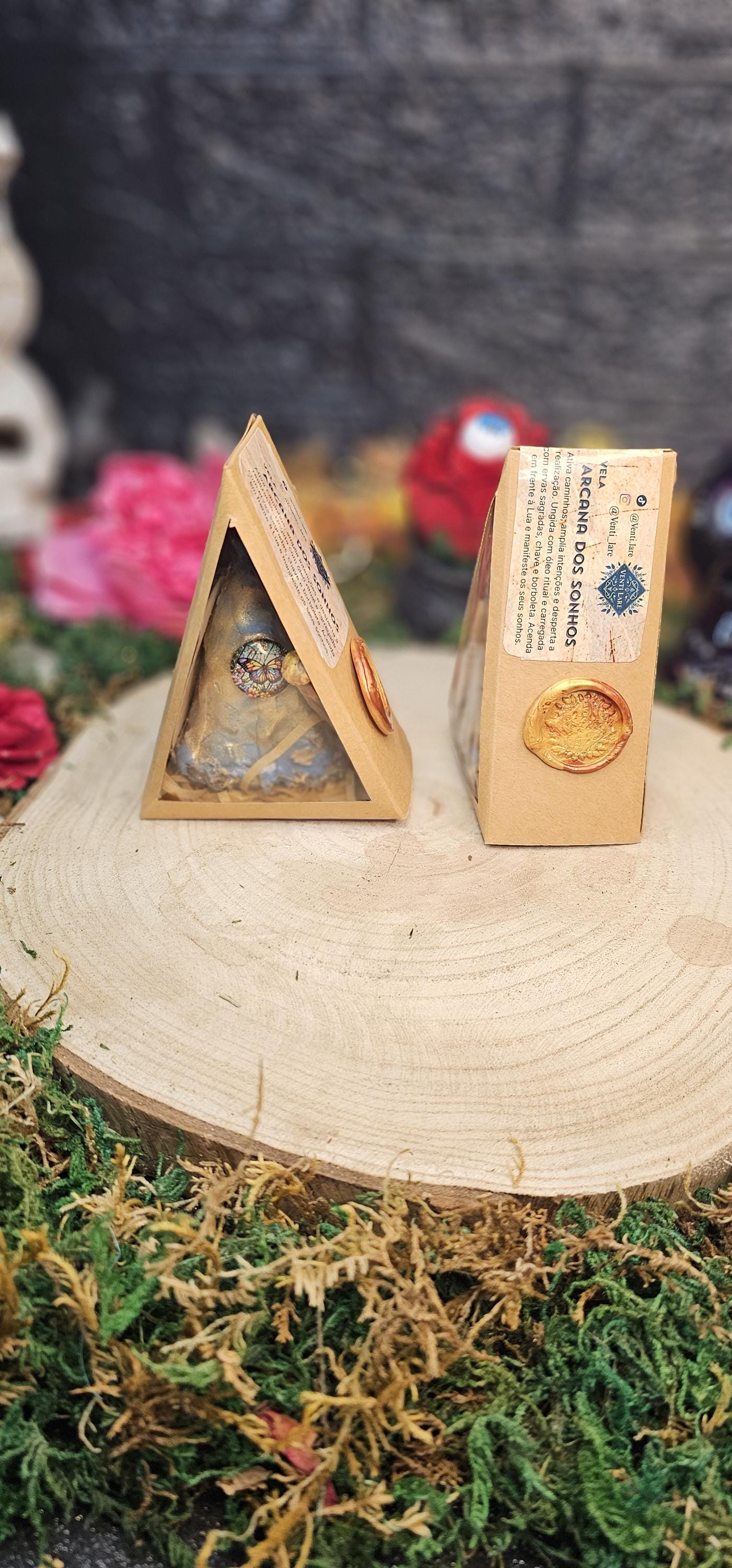 Arcana dos Sonhos – Vela Ritual de Manifestação | Abertura de Caminhos, Transformação, Realização