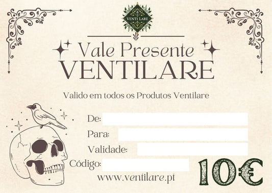 Cartão de oferta Ventilare