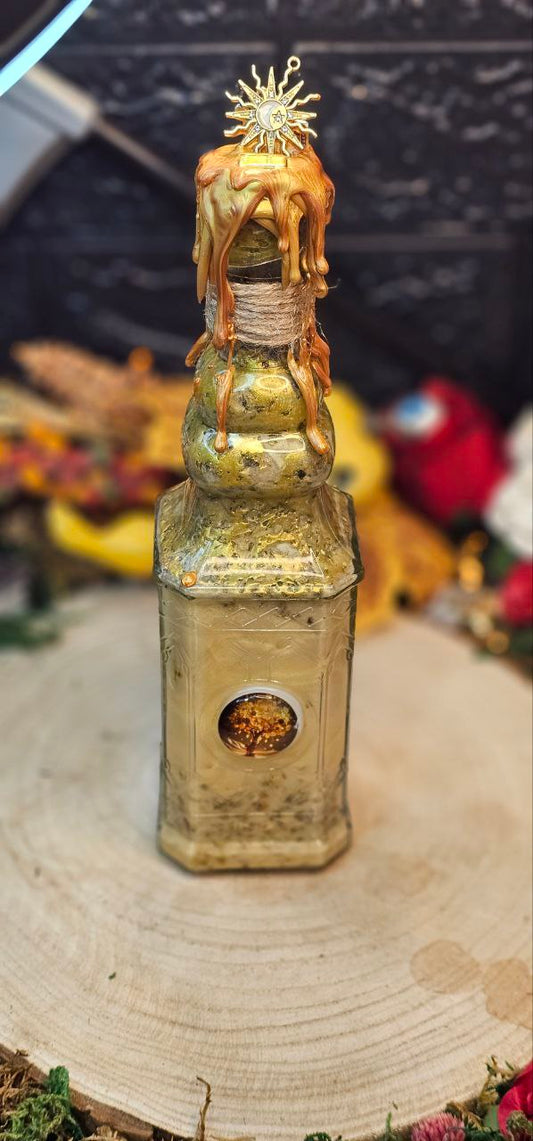 Sentinela Trono do Comércio – Atracção de Clientes, Prosperidade e Força Comercial | Amuleto Energético Artesanal