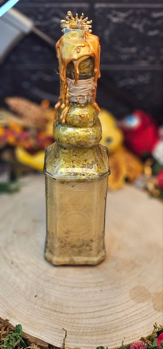 Sentinela Trono do Comércio – Atracção de Clientes, Prosperidade e Força Comercial | Amuleto Energético Artesanal